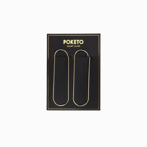 Gianr paper clips Poketo Brass Packaging