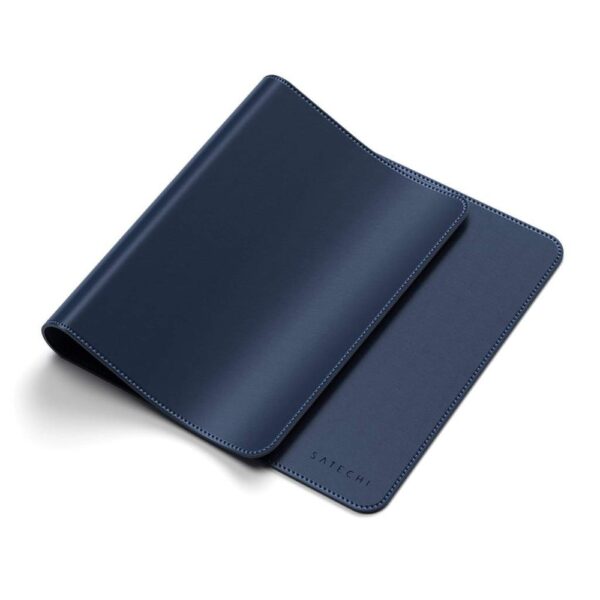 Satechi Desk Mat Double Sided Leather - Blue