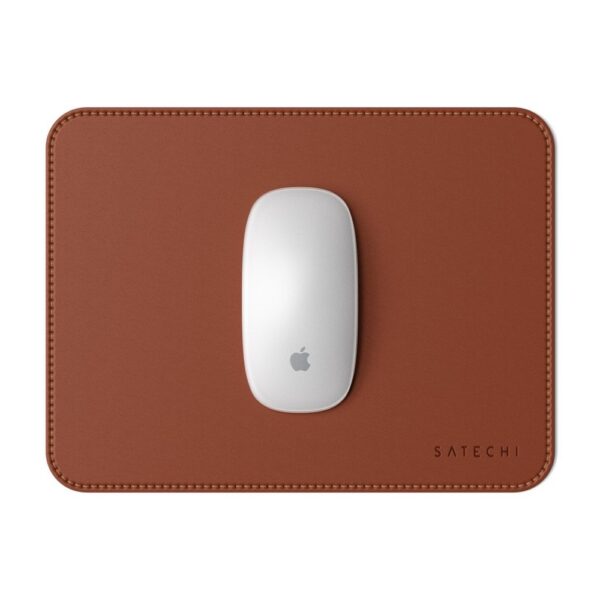 Satechi Mouse Pad Brown - with mouse