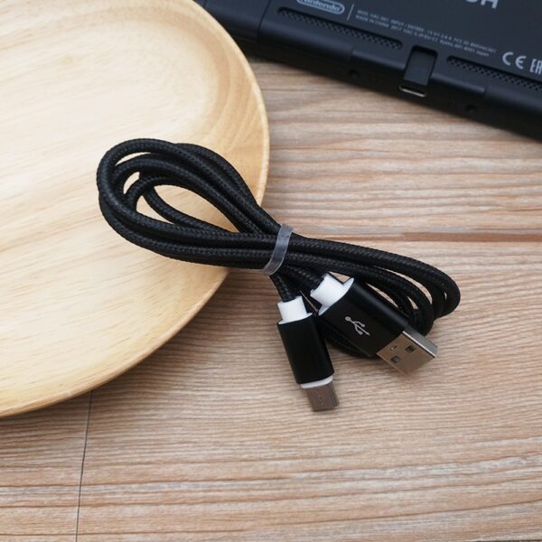 USB C Charging Cable Black